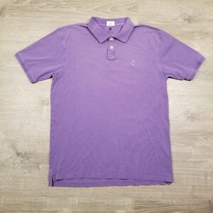 Johnnie-O Hangin Out Mens Lavender Purple Short Sleeve Golf Polo Shirt Size M